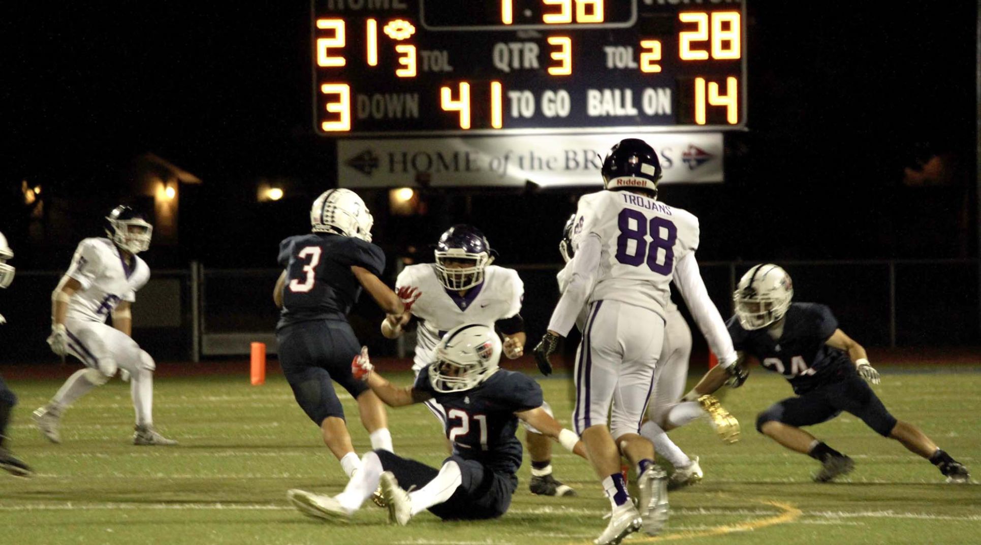 Justin-Siena football